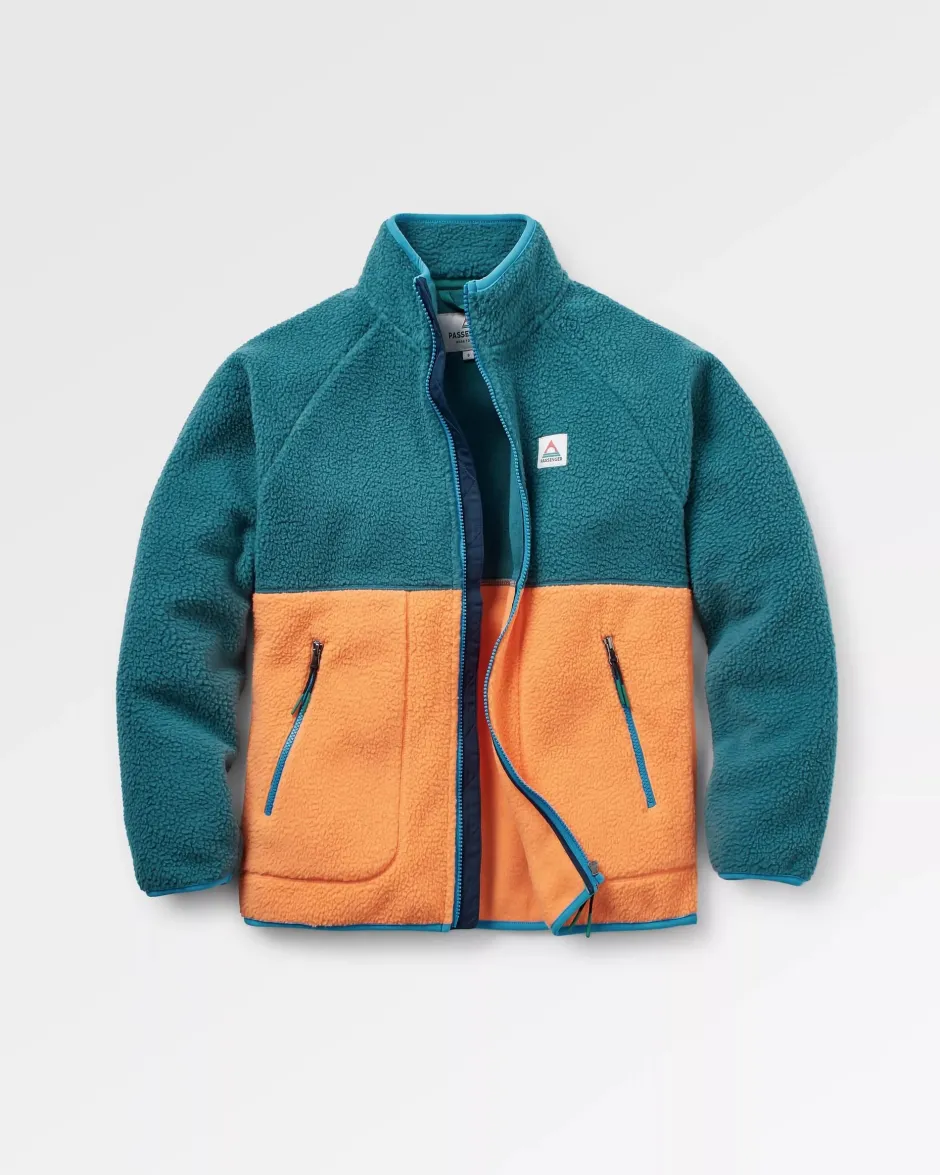 Fleece|Fleece>Passenger Fairbanks 2.0 Full Zip Recycled Sherpa Fleece Apricot