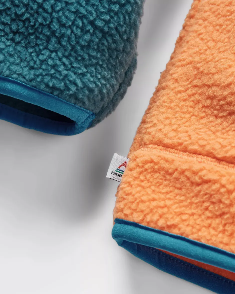 Fleece|Fleece>Passenger Fairbanks 2.0 Full Zip Recycled Sherpa Fleece Apricot