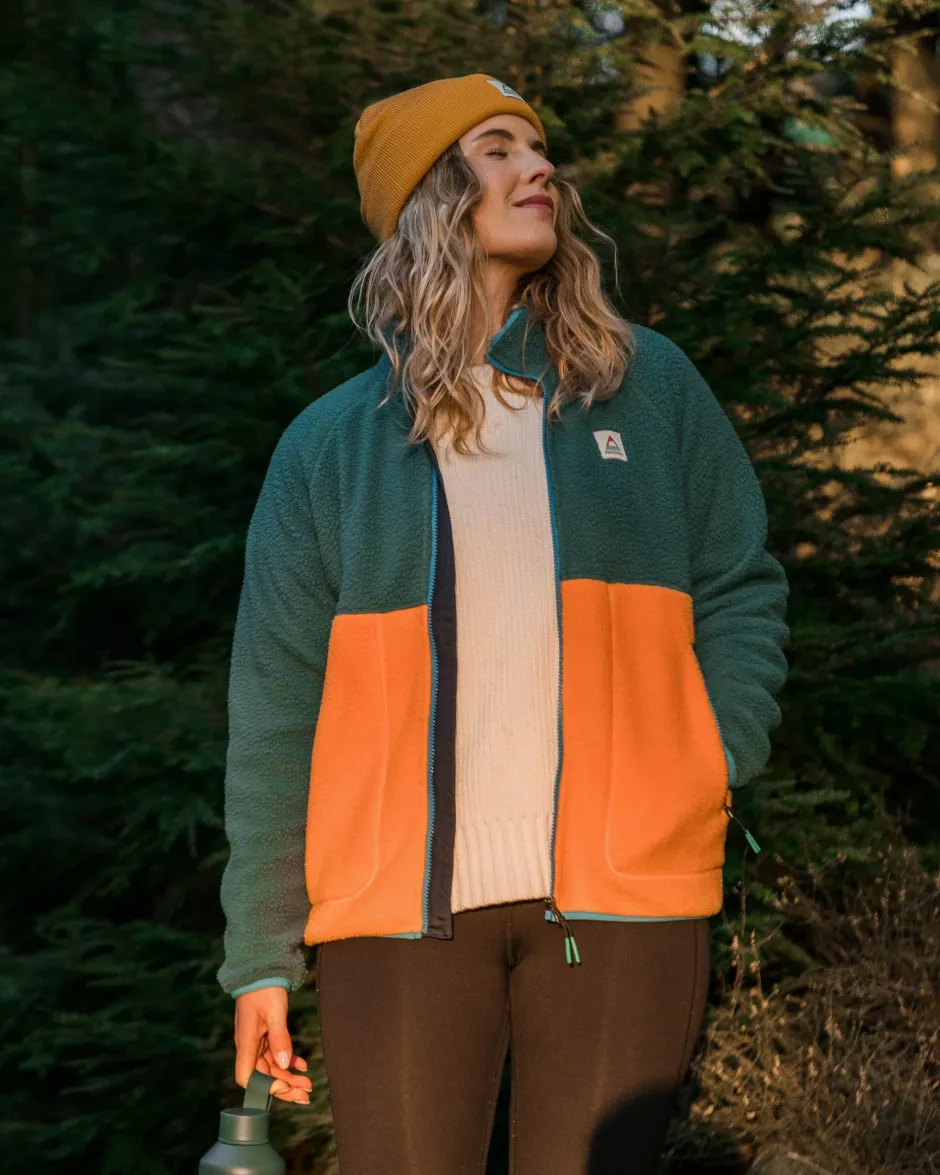 Fleece|Fleece>Passenger Fairbanks 2.0 Full Zip Recycled Sherpa Fleece Apricot