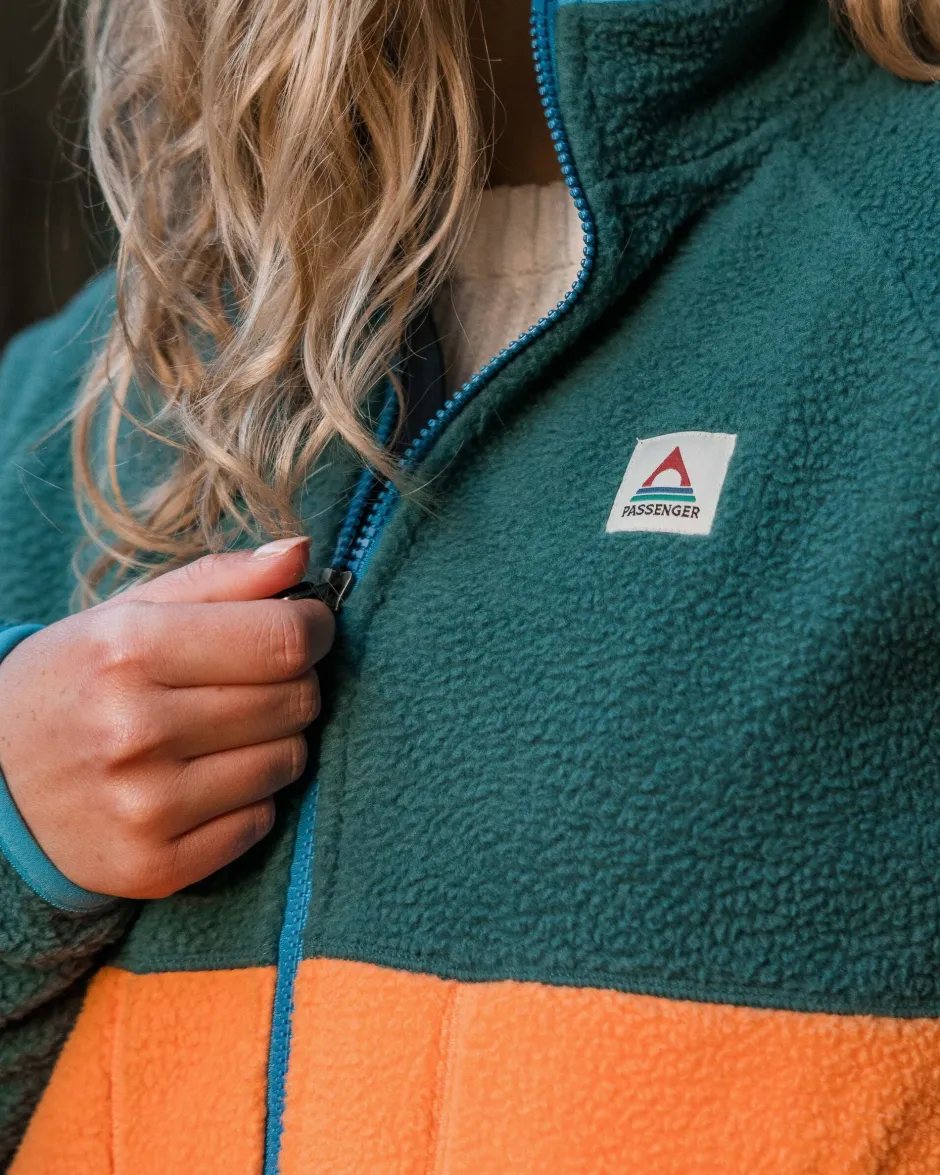 Fleece|Fleece>Passenger Fairbanks 2.0 Full Zip Recycled Sherpa Fleece Apricot