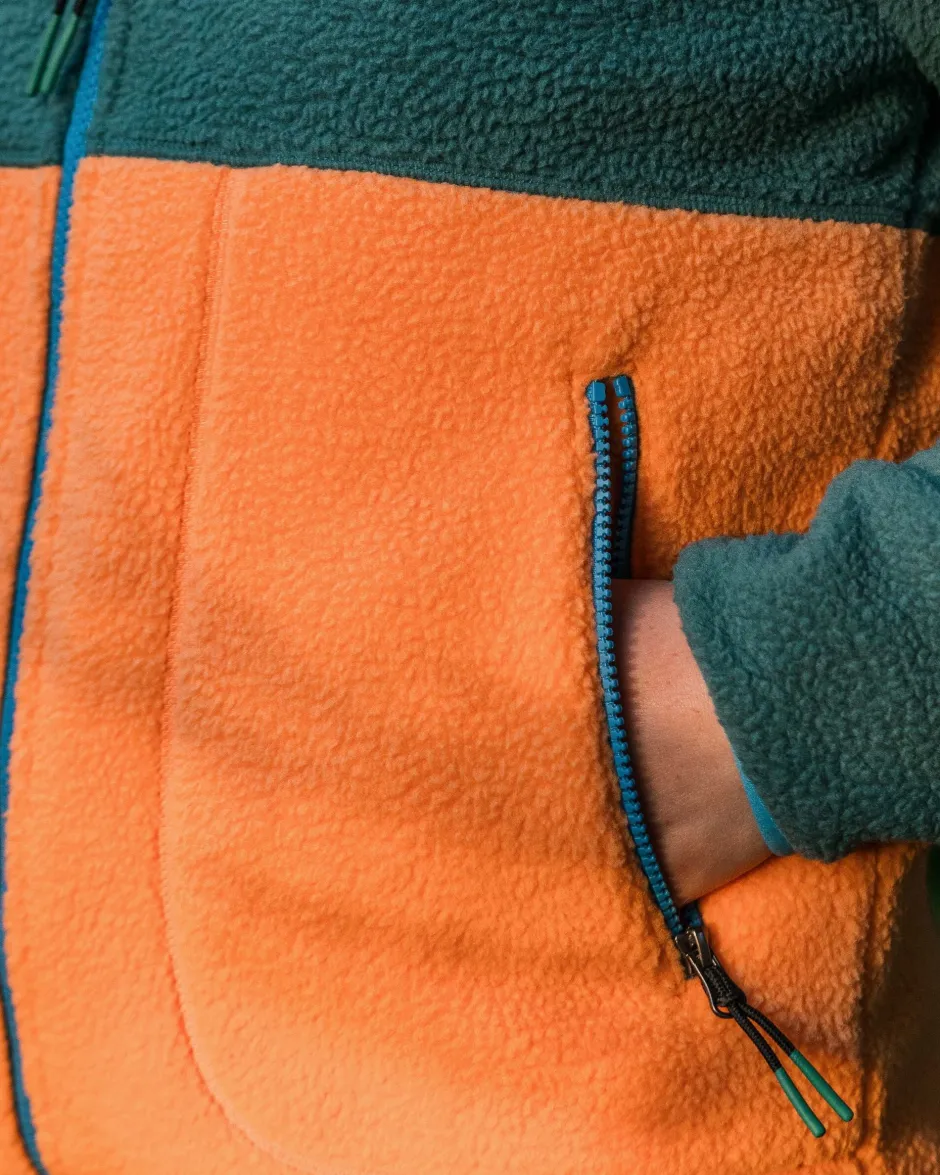 Fleece|Fleece>Passenger Fairbanks 2.0 Full Zip Recycled Sherpa Fleece Apricot