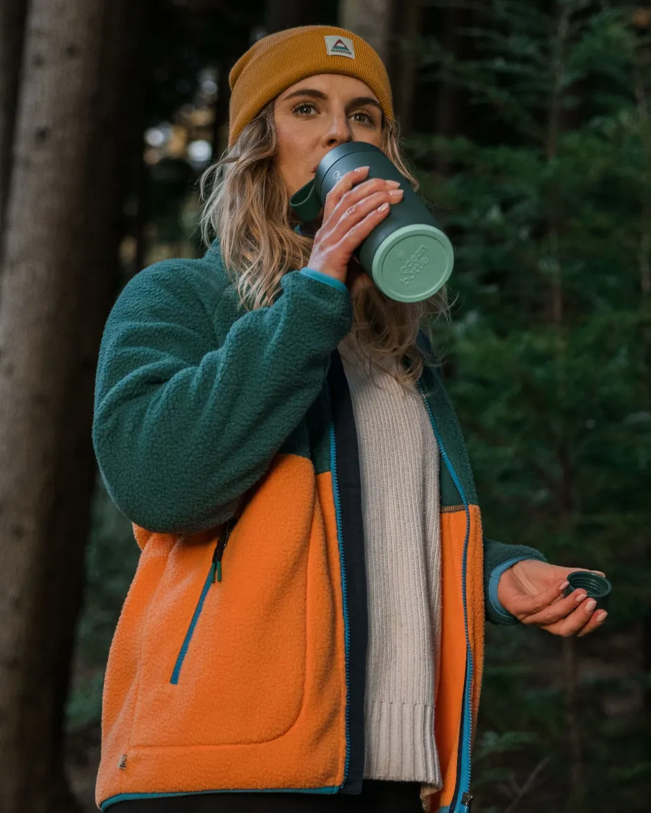 Fleece|Fleece>Passenger Fairbanks 2.0 Full Zip Recycled Sherpa Fleece Apricot