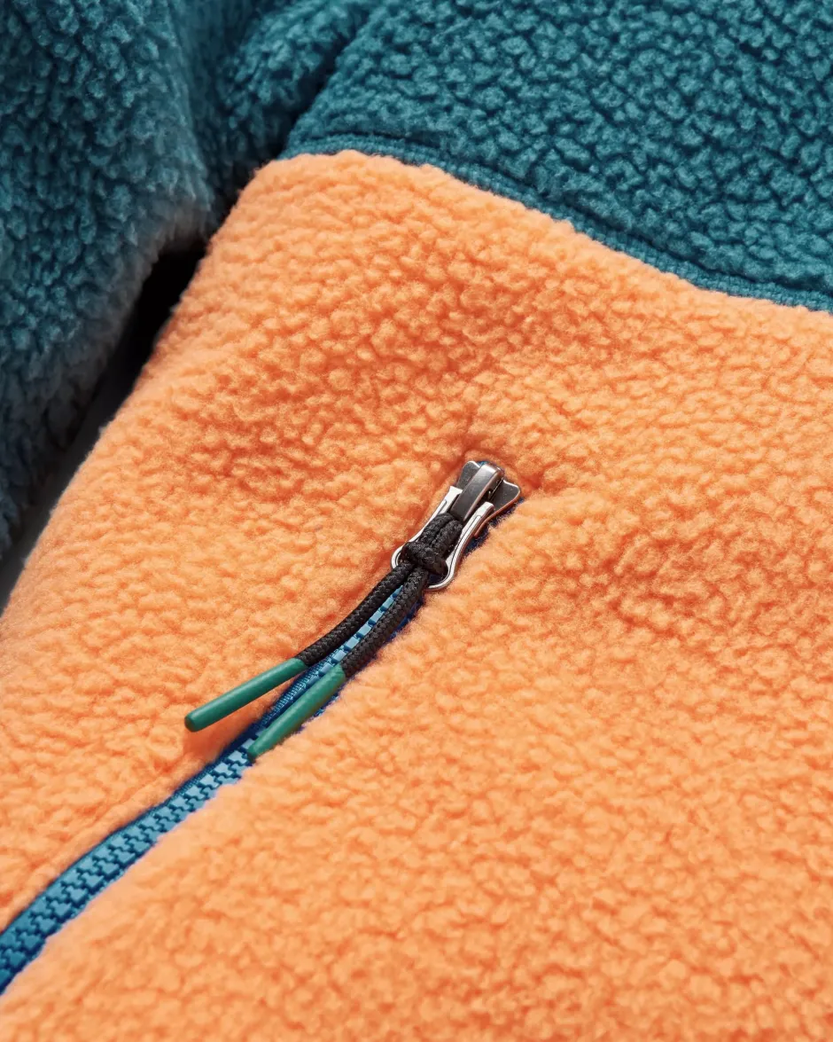 Fleece|Fleece>Passenger Fairbanks 2.0 Full Zip Recycled Sherpa Fleece Apricot