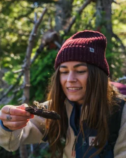 Beanies|Beanies>Floris van Bommel Fisherman 2.0 Recycled Cotton Beanie Wine
