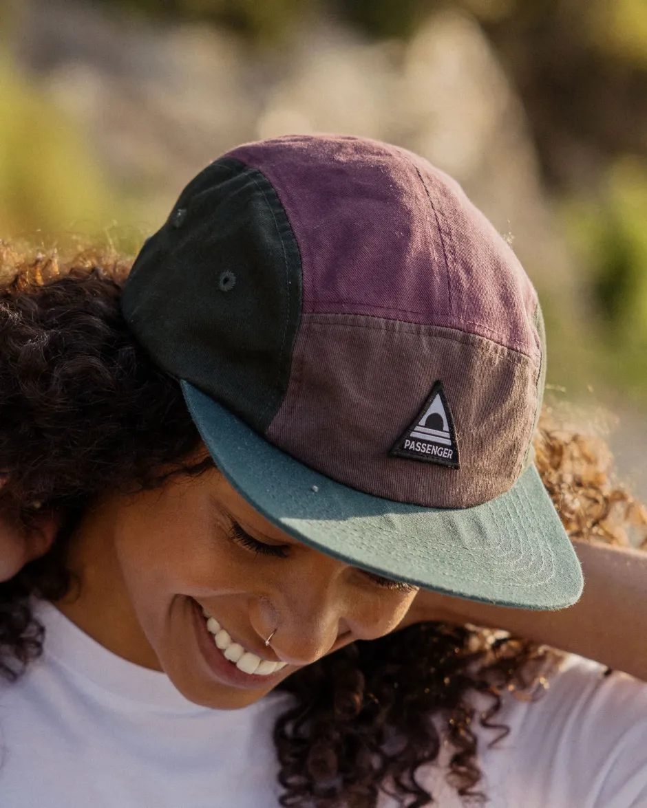 Caps & Hats|Caps & Hats>Floris van Bommel Fixie Recycled 5 Panel Cap Grape Multi