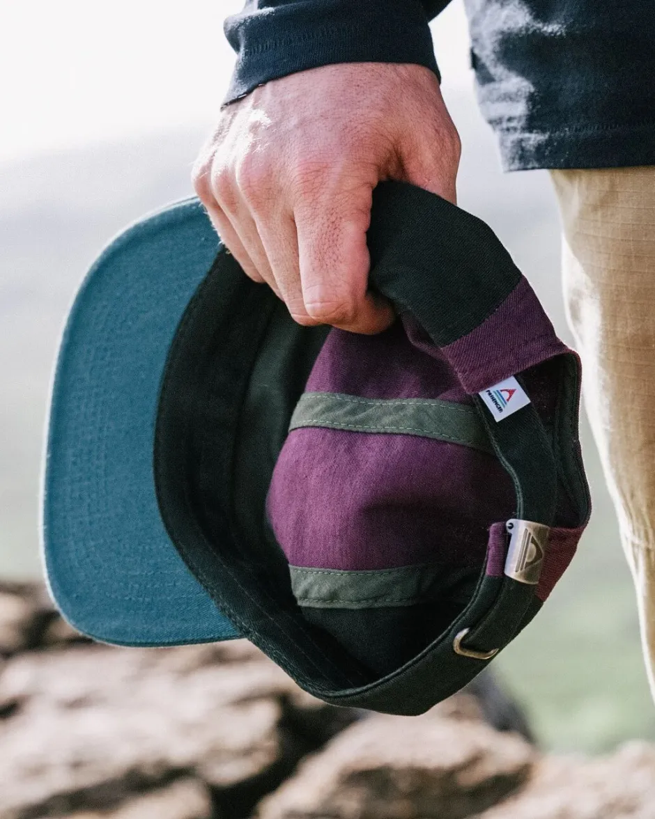 Caps & Hats|Caps & Hats>Floris van Bommel Fixie Recycled 5 Panel Cap Grape Multi