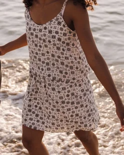 Dresses & Skirts|Women's Outlet>Passenger Floaty Layered Dress Simple Tile Ivory