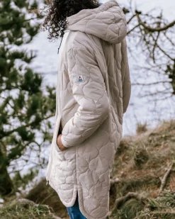 Insulated|Women's Outlet>Passenger Flora 2.0 Long Recycled Insulated Parka White Pepper