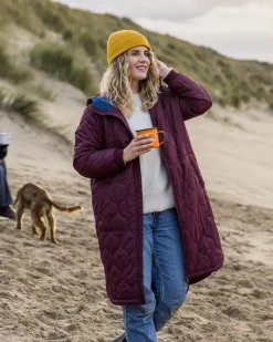 Insulated|Women's Outlet>Passenger Flora 2.0 Long Recycled Insulated Parka Wine