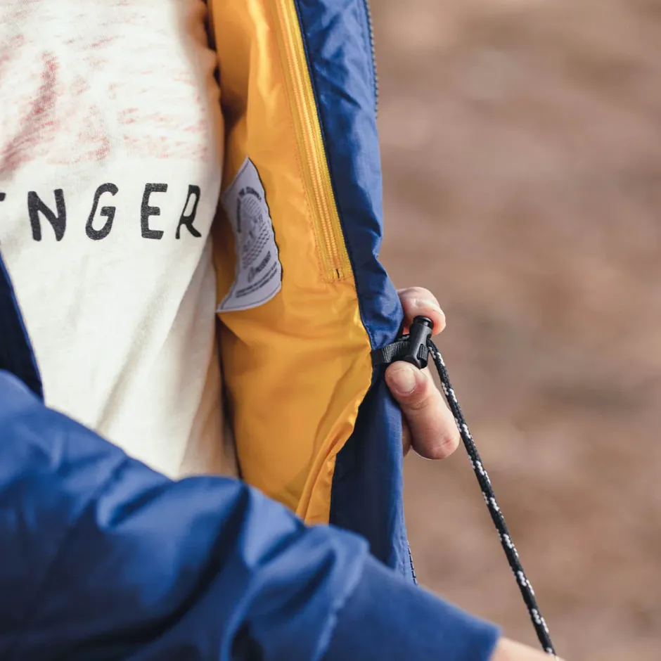 Water Resistant|Insulated>Passenger Flora Long Recycled Insulated Jacket Rich Navy