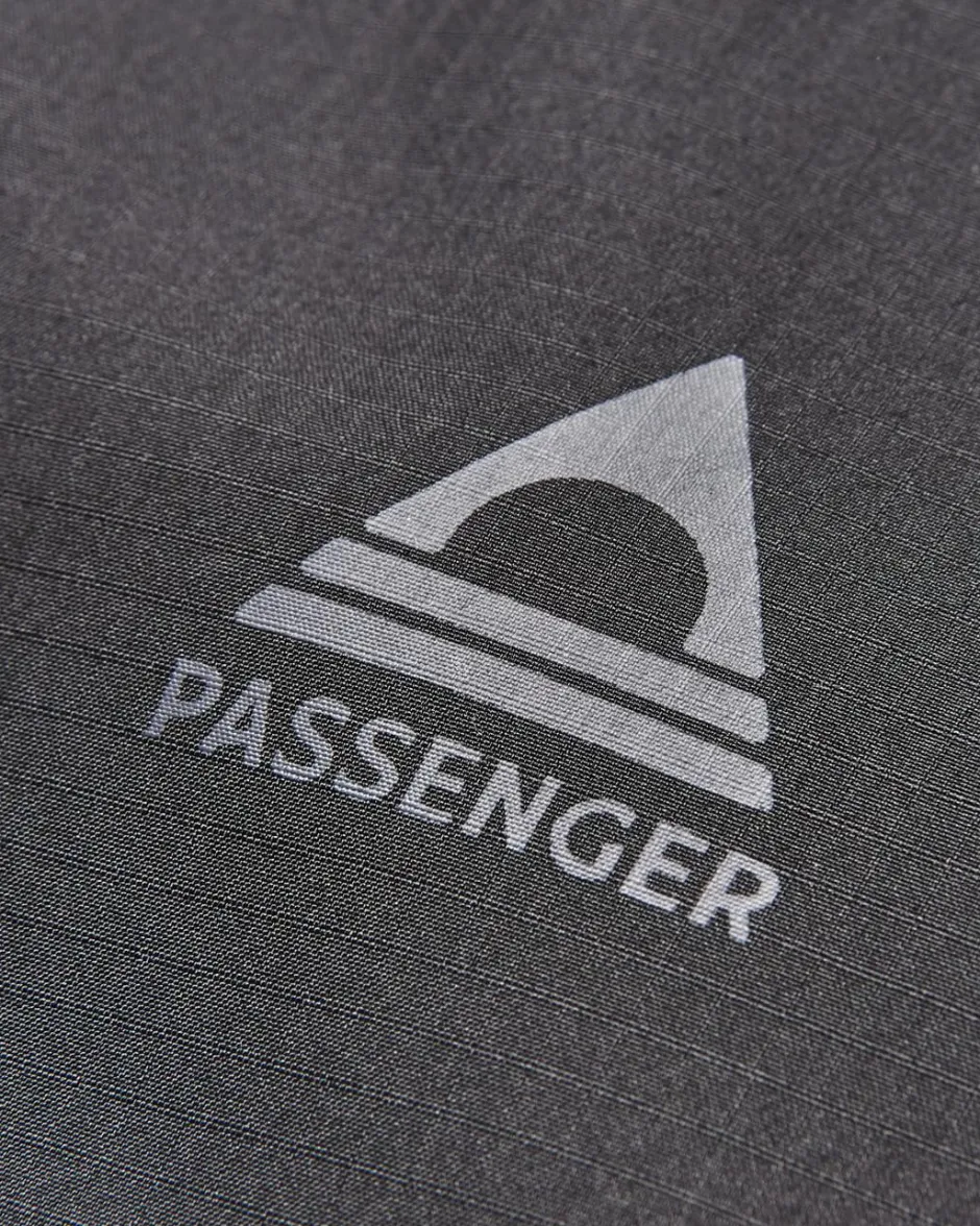 Water Resistant|Best Sellers>Passenger Flow 1/2 Zip Recycled Water Resistant Jacket True Black/Pistachio