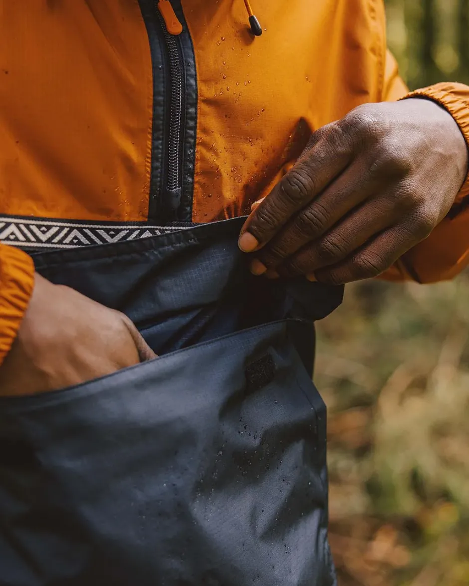Water Resistant|Men's Outlet>Passenger Flow 1/2 Zip Recycled Water Resistant Jacket Glazed Ginger/Deep Navy