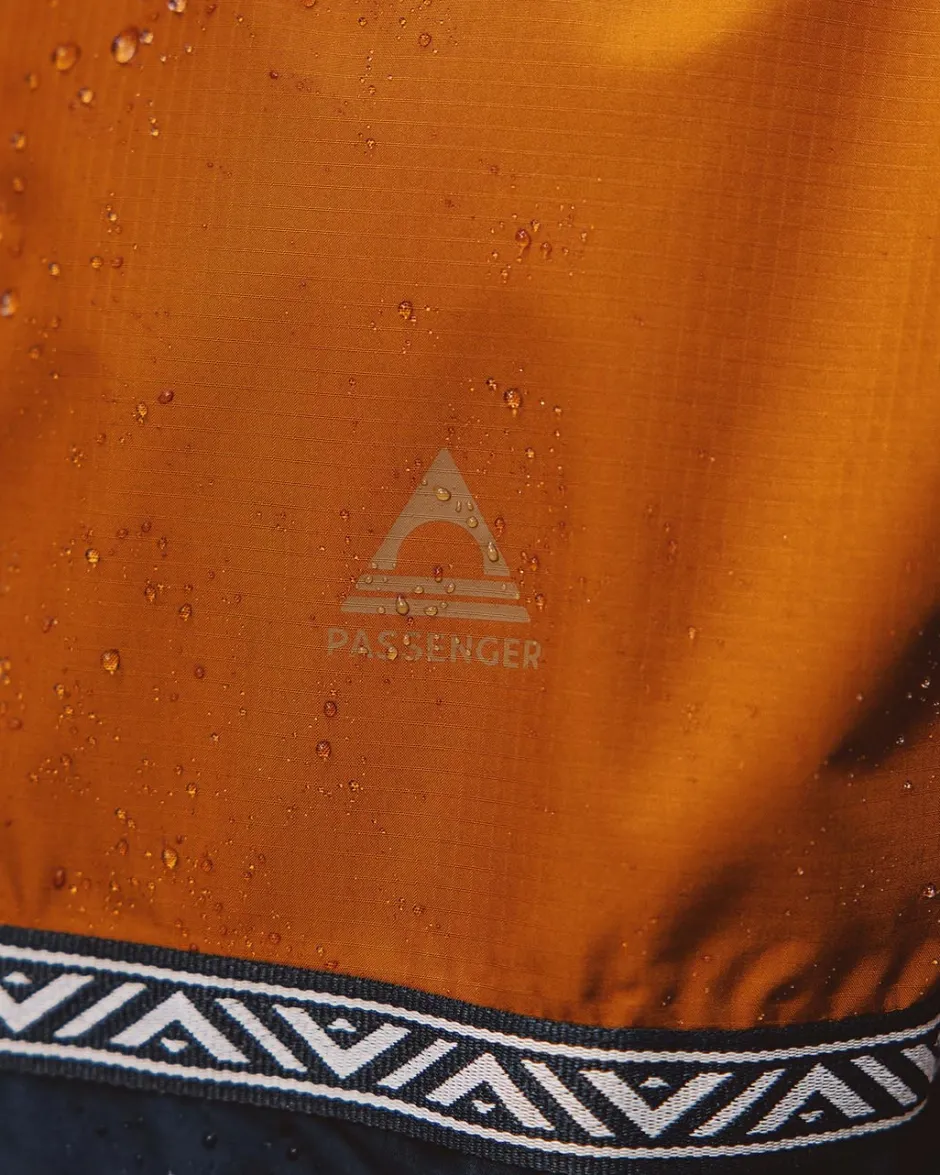 Water Resistant|Men's Outlet>Passenger Flow 1/2 Zip Recycled Water Resistant Jacket Glazed Ginger/Deep Navy