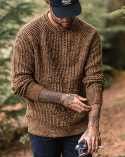 Winter Road Trip Essentials|Best Sellers>Passenger Fog Recycled Knitted Jumper Dusty Ochre