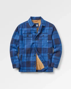 Shirts|Men's Outlet>Passenger Freestyle Sherpa-Lined Overshirt True Blue