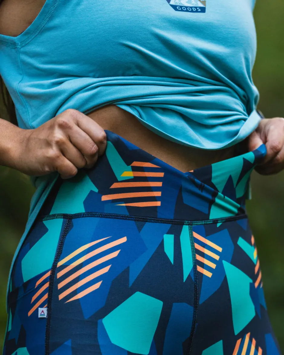 Leggings|Dungarees & Pants>Passenger Fresh Air 2.0 Recycled Leggings Deep Navy Camo
