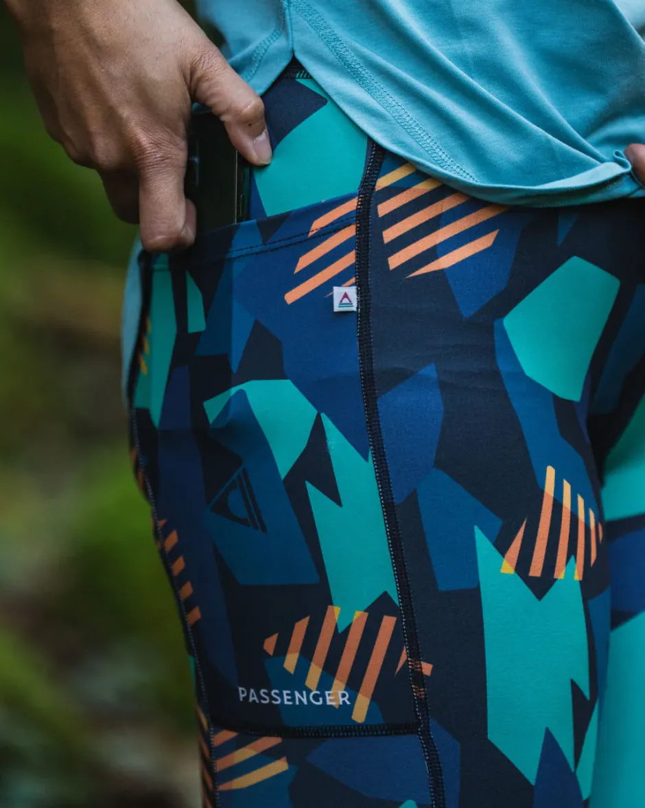 Leggings|Dungarees & Pants>Passenger Fresh Air 2.0 Recycled Leggings Deep Navy Camo