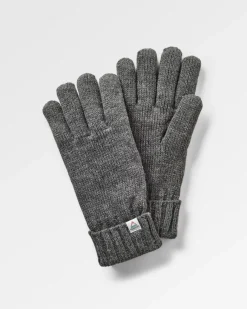 Accessories|Men's Outlet>Passenger Gale Recycled Knitted Gloves Charcoal