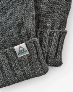 Accessories|Men's Outlet>Passenger Gale Recycled Knitted Gloves Charcoal