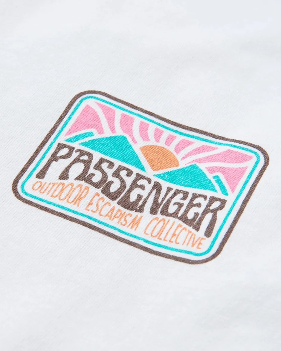 Tops & T-Shirts>Passenger Golden Hour LS T-Shirt White