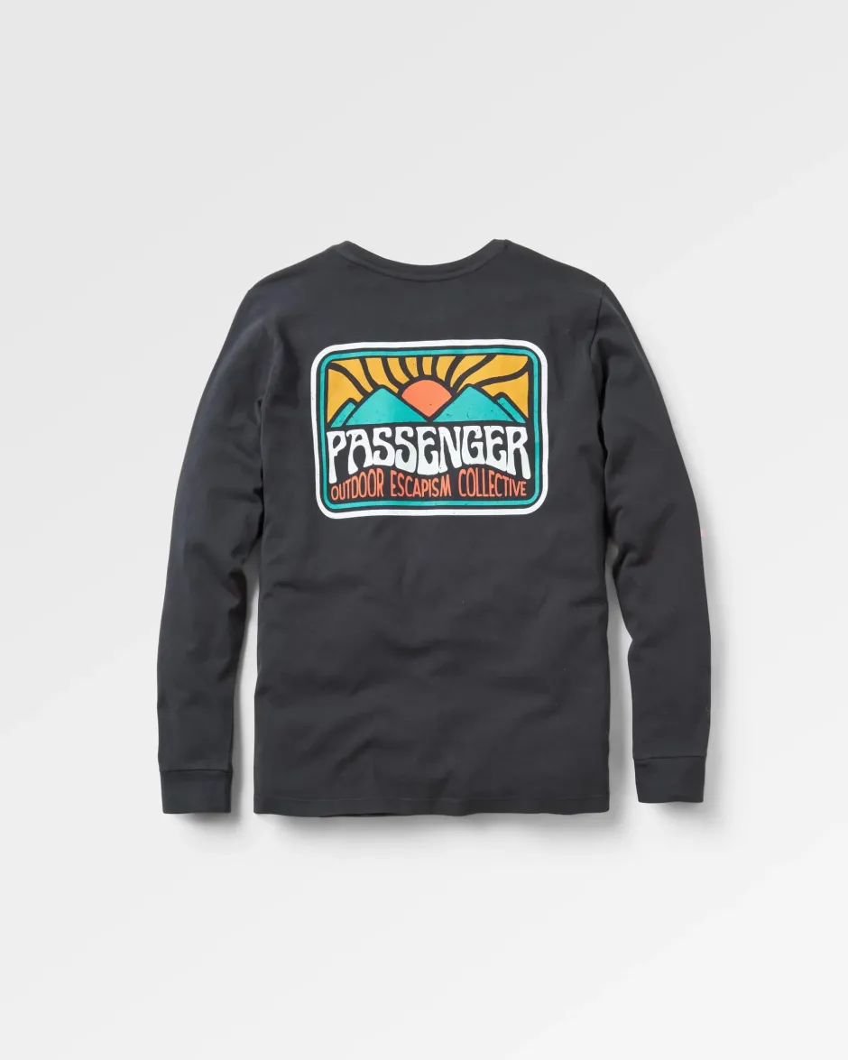 Tops & T-Shirts>Passenger Golden Hour LS T-Shirt Black