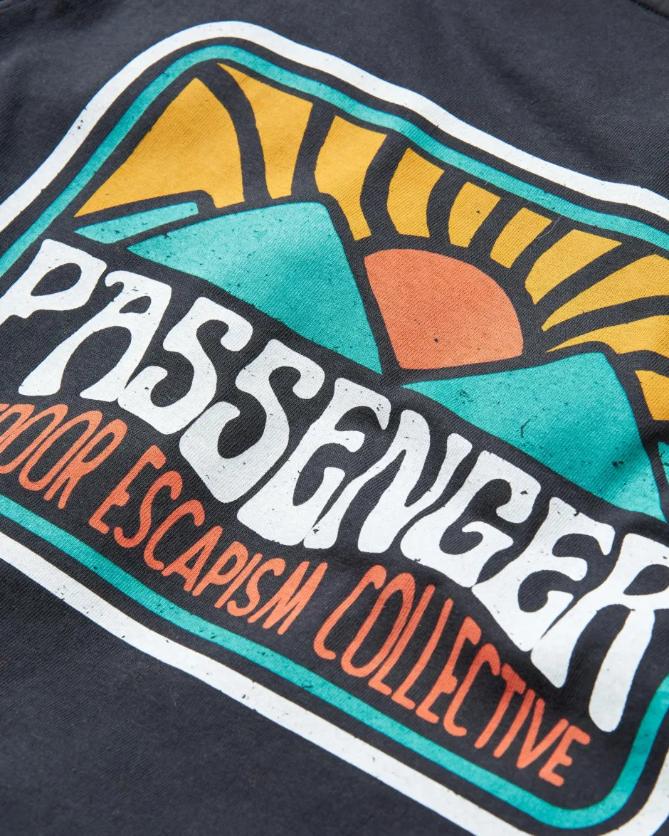 Tops & T-Shirts>Passenger Golden Hour LS T-Shirt Black
