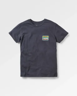 Tops & T-Shirts>Passenger Golden Hour Recycled Cotton Oversized T-Shirt Black