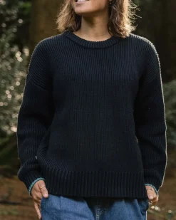 Knitwear|Women's Outlet>Passenger Gondwana Classic Knitted Jumper Black