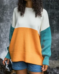 Knitwear|Women's Outlet>Passenger Gondwana Organic Oversized Knitted Jumper Apricot