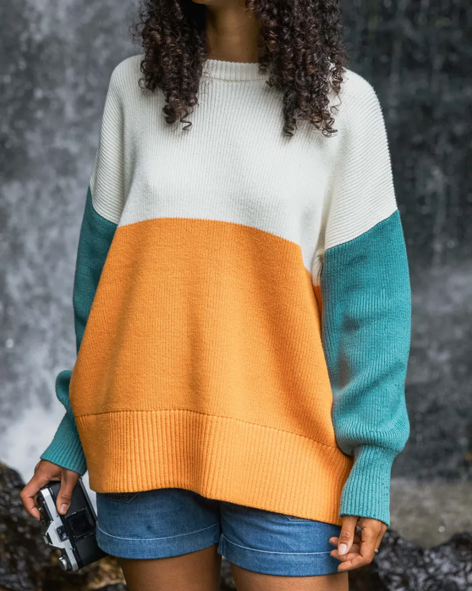Knitwear|Women's Outlet>Passenger Gondwana Organic Oversized Knitted Jumper Apricot
