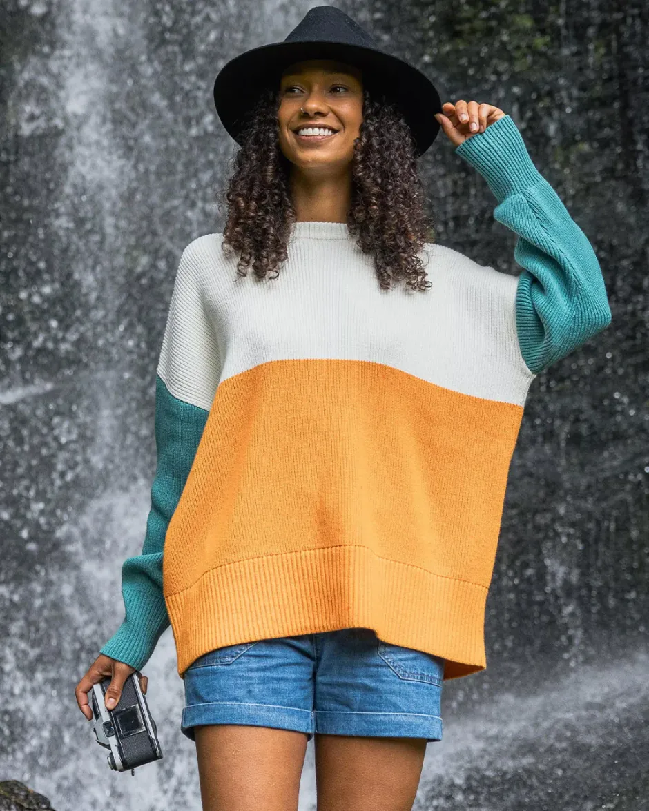 Knitwear|Women's Outlet>Passenger Gondwana Organic Oversized Knitted Jumper Apricot