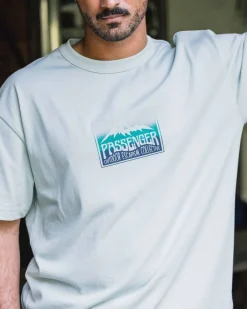 T-Shirts & Tank Tops|Men's Outlet>Floris van Bommel Grounded Organic Relaxed Fit T-Shirt Surf Spray