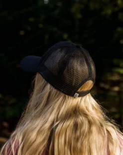Accessories|Caps & Hats>Passenger Harbour Mesh Low Profile Snapback Cap Black