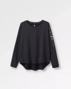 Tops & T-Shirts|Activewear>Passenger Hatha Recycled Active Top Black