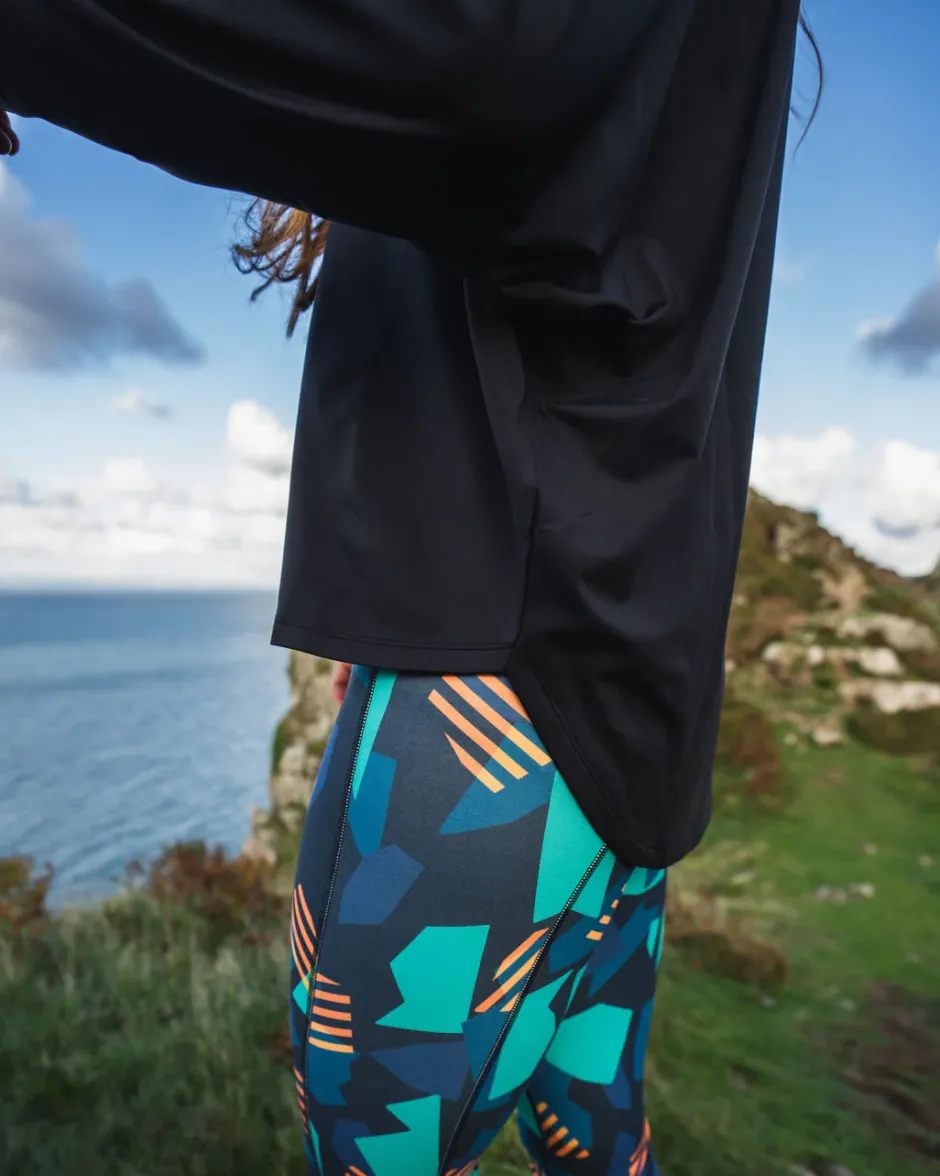Tops & T-Shirts|Activewear>Passenger Hatha Recycled Active Top Black