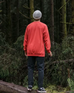 Hoodies & Sweatshirts|Best Sellers>Passenger Heritage Recycled Cotton Sweatshirt Cardinal