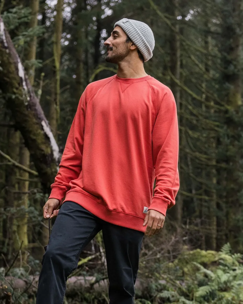 Hoodies & Sweatshirts|Best Sellers>Passenger Heritage Recycled Cotton Sweatshirt Cardinal