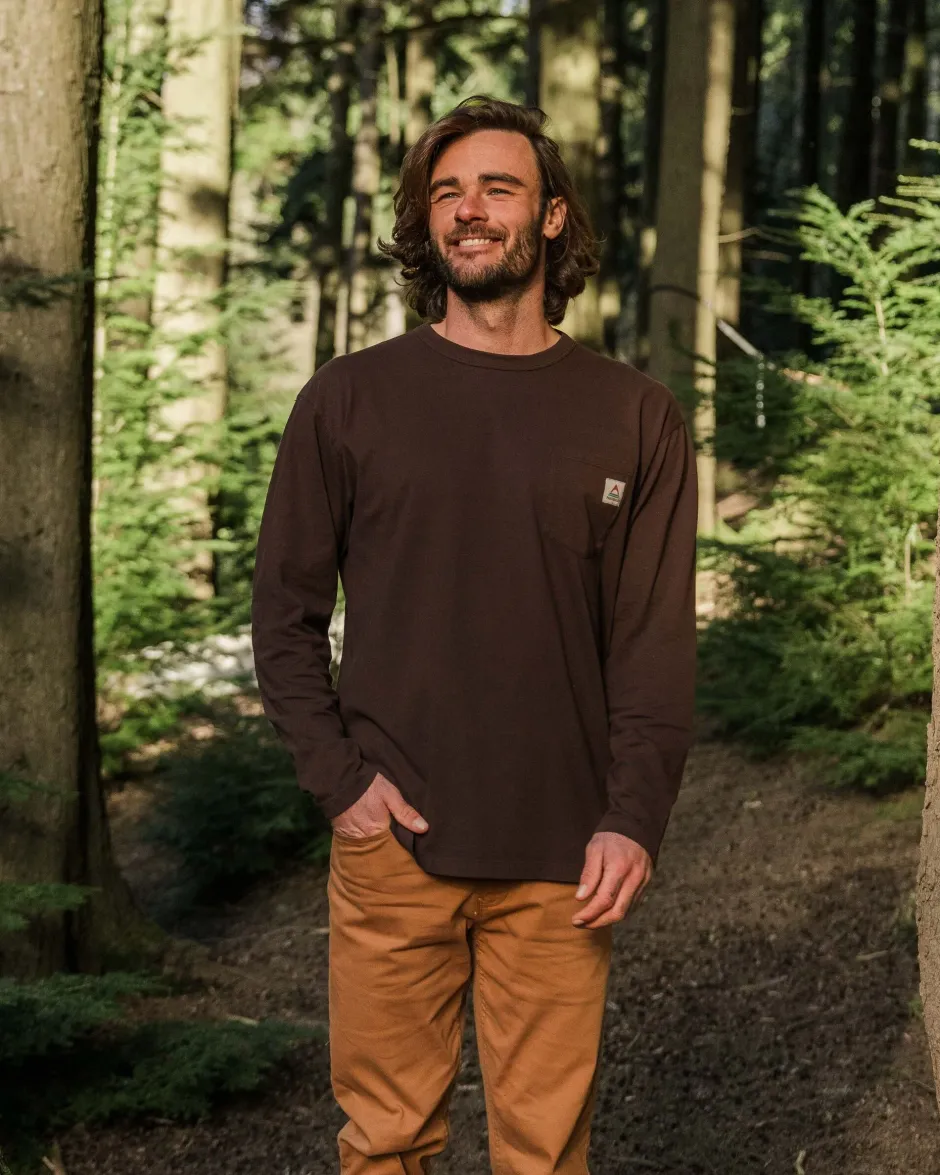 T-Shirts & Tank Tops|Best Sellers>Passenger Heritage Recycled Relaxed Fit LS T-Shirt Java