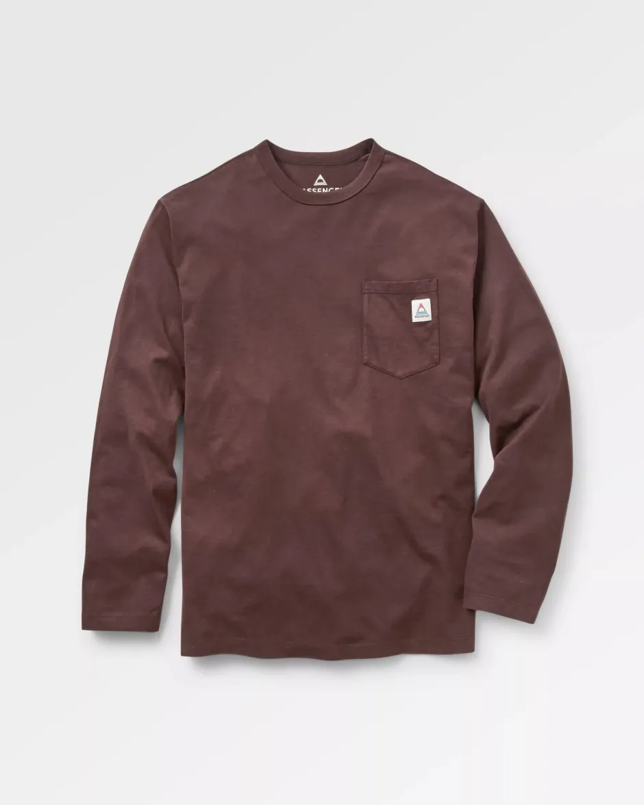 T-Shirts & Tank Tops|Best Sellers>Passenger Heritage Recycled Relaxed Fit LS T-Shirt Java