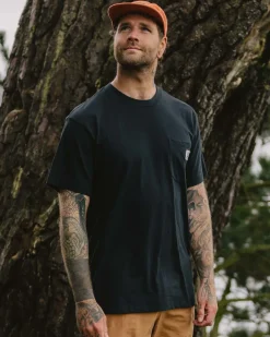 T-Shirts & Tank Tops|Best Sellers>Passenger Heritage Recycled Relaxed Fit T-Shirt Black