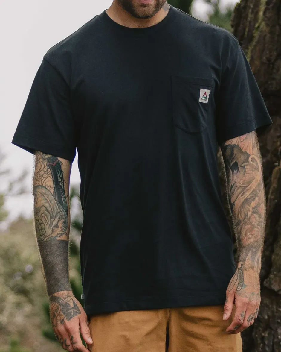 T-Shirts & Tank Tops|Best Sellers>Passenger Heritage Recycled Relaxed Fit T-Shirt Black