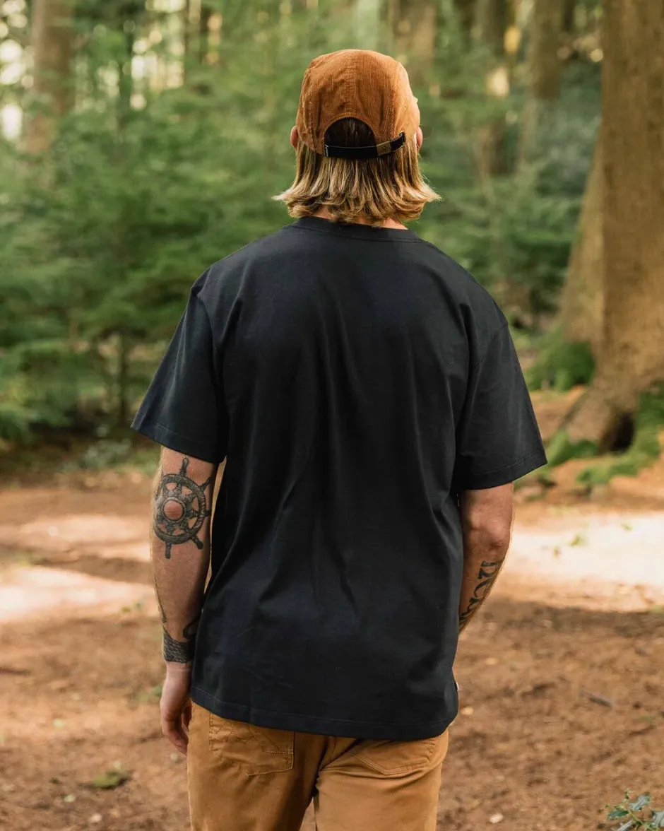 T-Shirts & Tank Tops|Best Sellers>Passenger Heritage Recycled Relaxed Fit T-Shirt Black