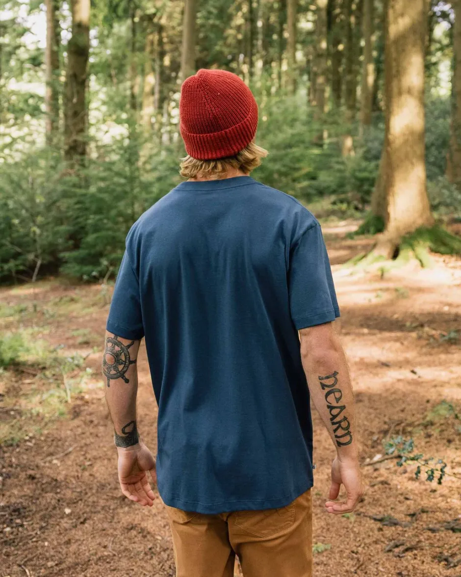 T-Shirts & Tank Tops|Best Sellers>Passenger Heritage Recycled Relaxed Fit T-Shirt Dark Denim