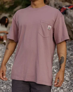 T-Shirts & Tank Tops|Winter Road Trip Essentials>Passenger Heritage Recycled Relaxed Fit T-Shirt Grape