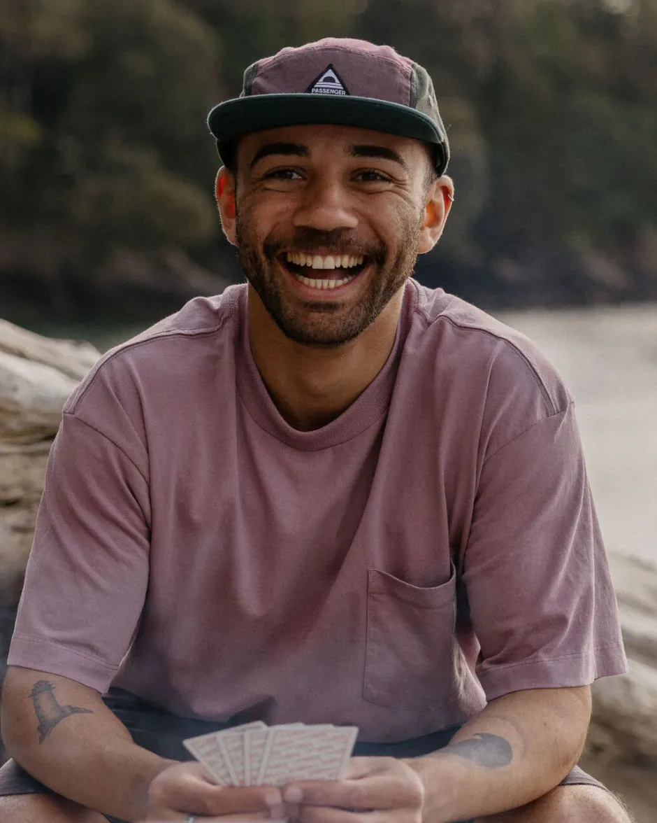 T-Shirts & Tank Tops|Winter Road Trip Essentials>Passenger Heritage Recycled Relaxed Fit T-Shirt Grape