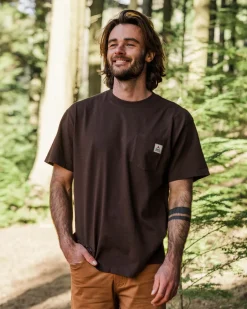 T-Shirts & Tank Tops|Men's Outlet>Passenger Heritage Recycled Relaxed Fit T-Shirt Java