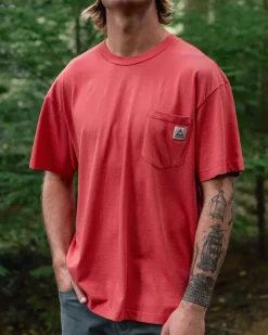 T-Shirts & Tank Tops|Men's Outlet>Passenger Heritage Recycled Relaxed Fit T-Shirt Cardinal
