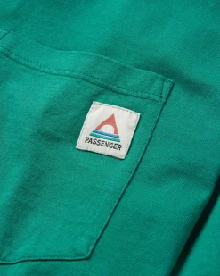 T-Shirts & Tank Tops|Best Sellers>Passenger Heritage Recycled Relaxed Fit LS T-Shirt Forest Green