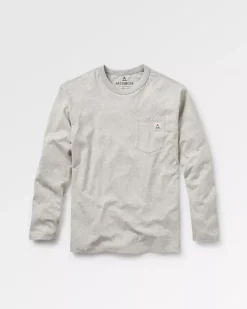 T-Shirts & Tank Tops|Best Sellers>Passenger Heritage Recycled Relaxed Fit LS T-Shirt Grey Marl