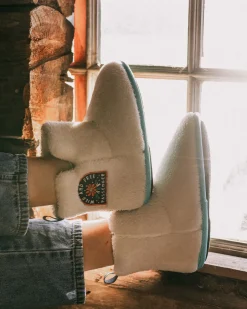 Women's Outlet|Women's>Passenger Hideaway Hut Slipper Vintage White